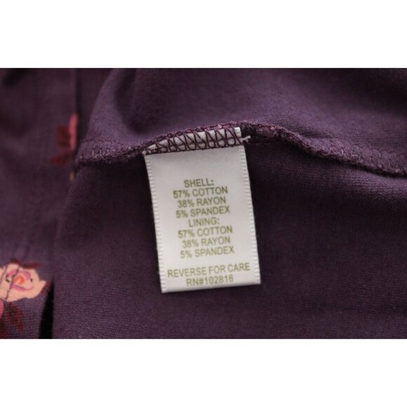 Garnet Hill Baby Doll Dress Size Small Floral Boho Preppy Casual Stretch - Picture 12 of 12